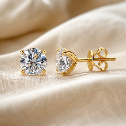 Classic Moissanite Stud Earrings