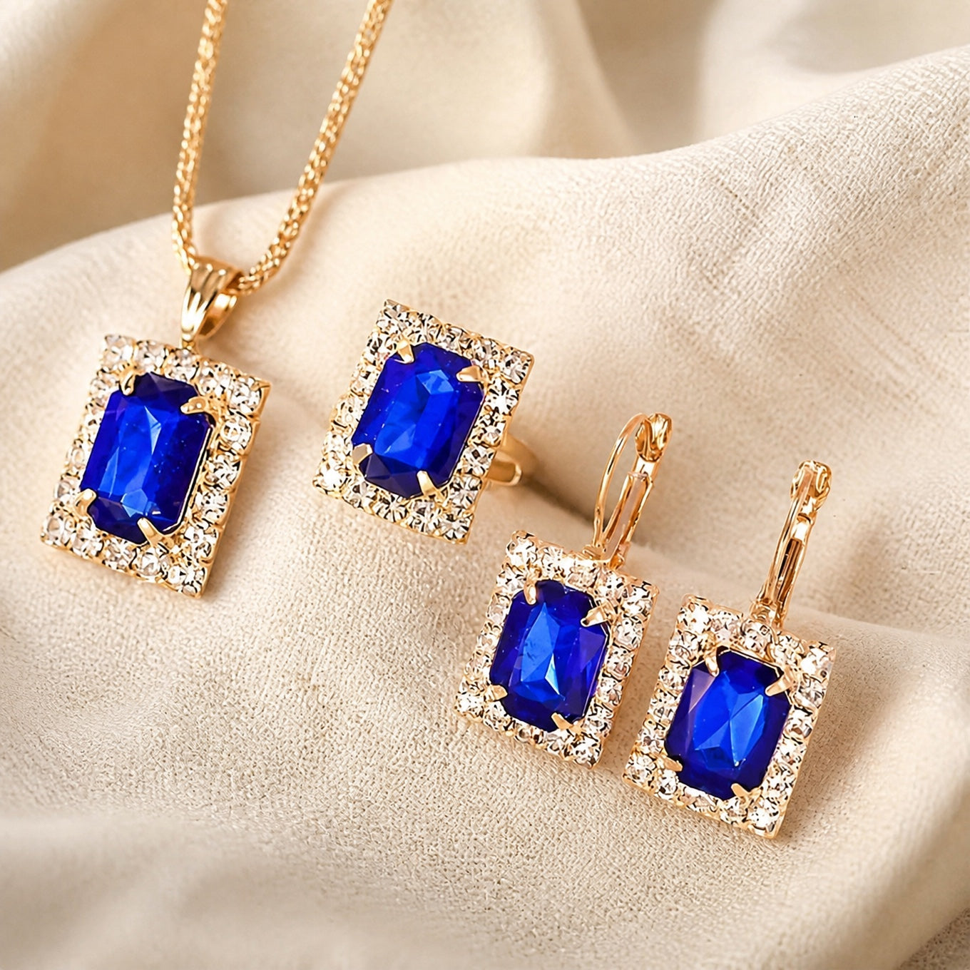 Luxe Square Crystals Set