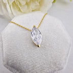 Marquise Cut Crystal Necklace