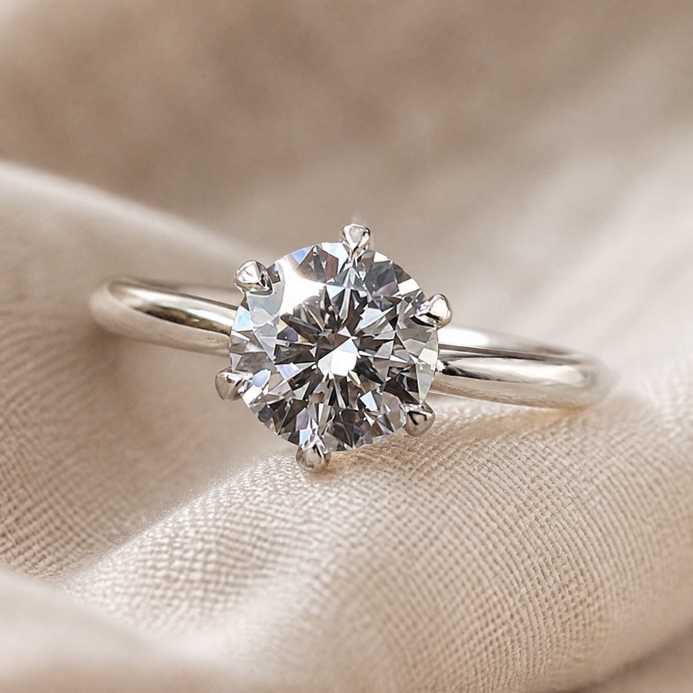Elite Round Solitaire Ring