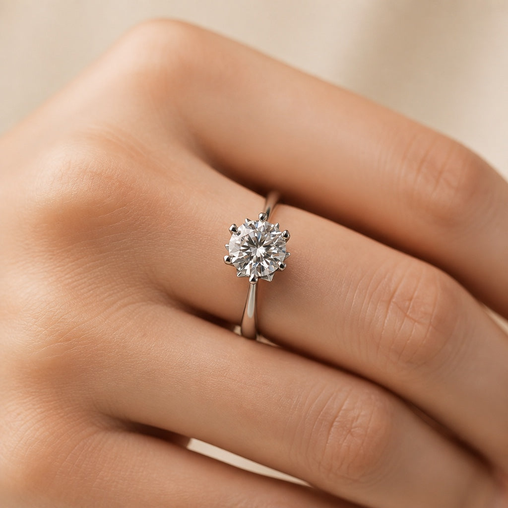 Elite Round Solitaire Ring