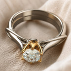 Vintage Gold Crystal Ring