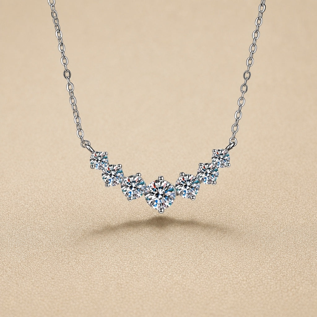 Elite Chevron Crystal Necklace