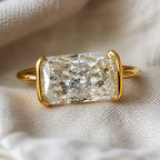 Radiant Bezel Solitaire Ring