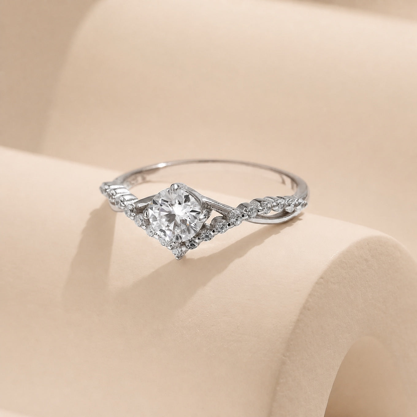Ethereal Crystal Crown Ring