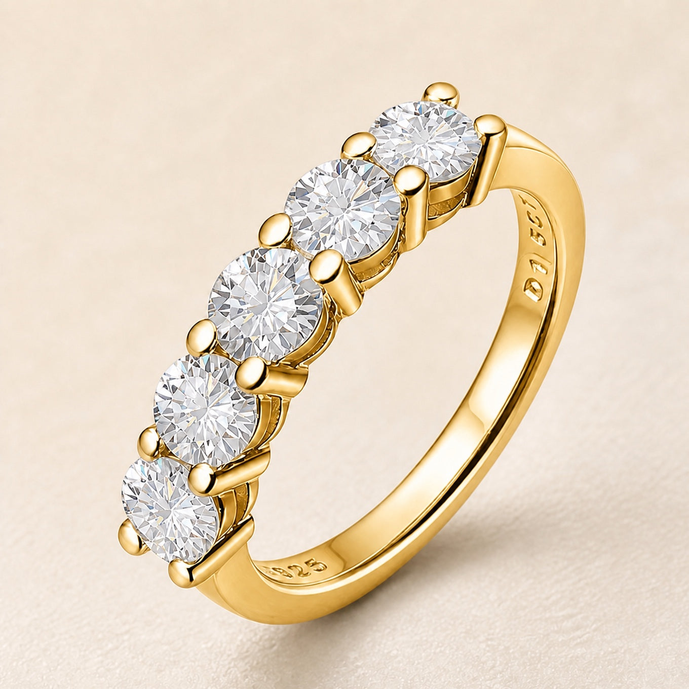 Regal Crystal Linear Ring