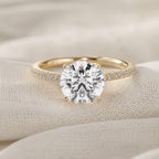 Elite Cubic Solitaire Ring