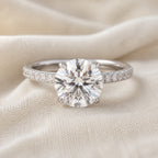Elite Cubic Solitaire Ring