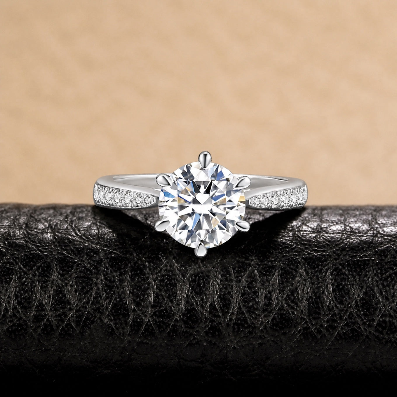 Elite Round Crystal Ring