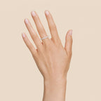 Eternity Round Zirconia Cluster Ring