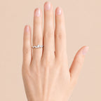 Irregular Marquise Crystal Ring