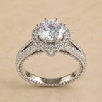 Vintage Sterling Moissanite Ring