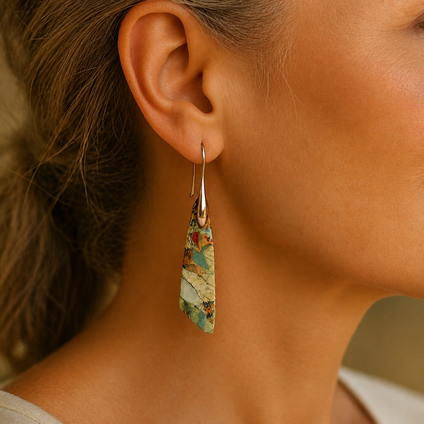Vintage Nature Stone Earrings
