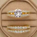 Radiance Crystal Ring Set
