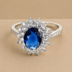 Vionne Sapphire Oval Ring