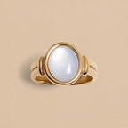 Elegant Pearl Gold Ring