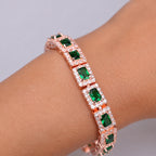 Emerald Green Statement Bracelet
