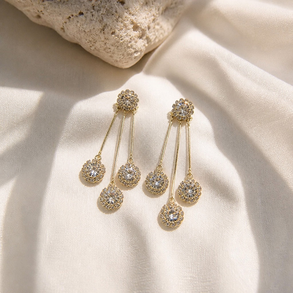 Tertia Honoria Shimmering Earrings