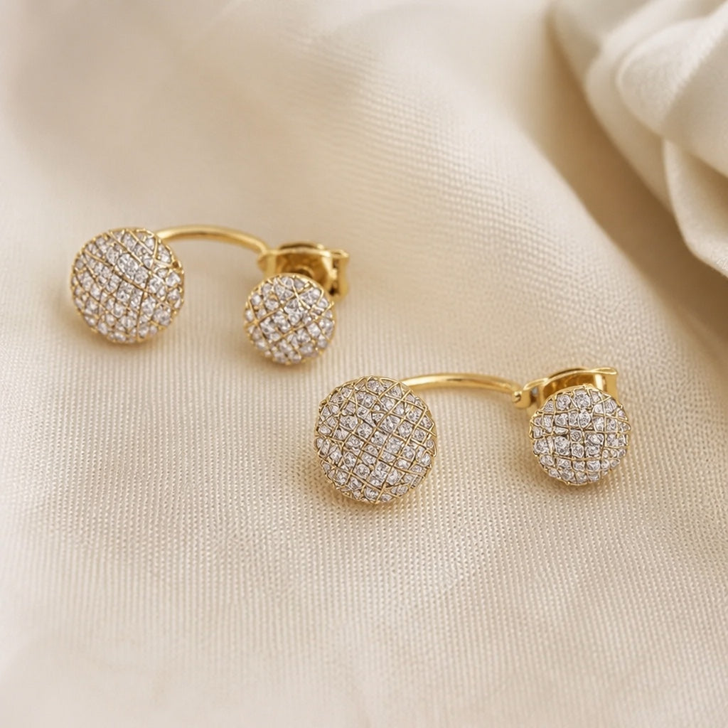 Minerva Justina Gold Earrings