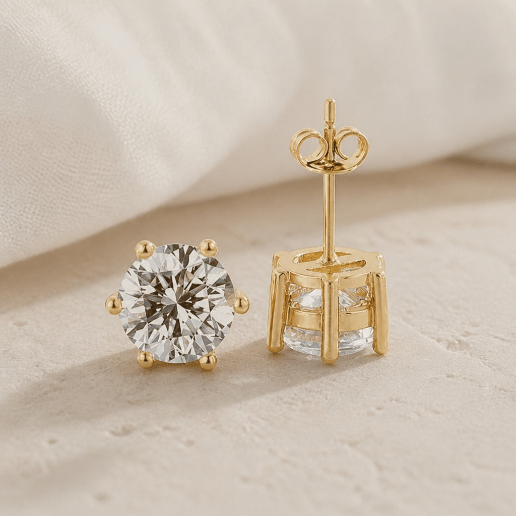 Tera Classic White Gold Maddison Earrings