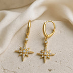 Vudu Star Gold Earrings
