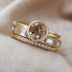Iconic Inlaid Crystal Gold Ring