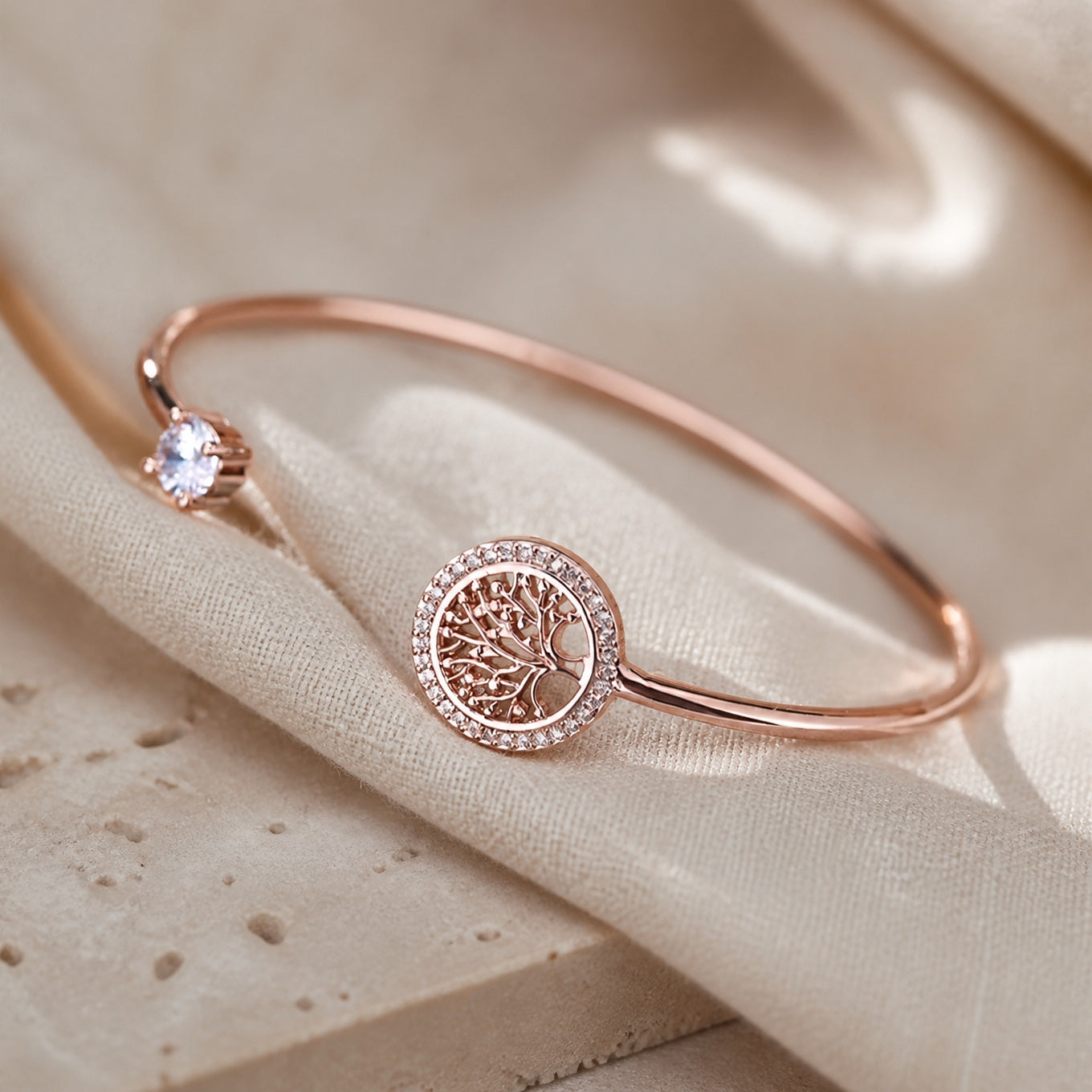 Adjustable Tree of Life Bracelet