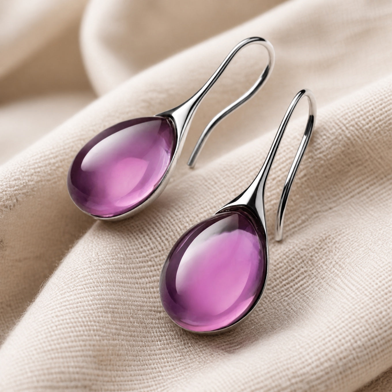 Crystal Drop Gold Silver Earrings