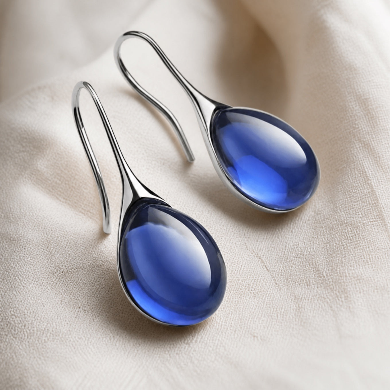 Crystal Drop Gold Silver Earrings