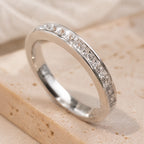 Dazzling Channel Stacking Ring