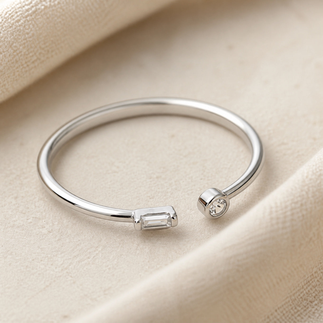 Minimalist Zirconia Band Ring