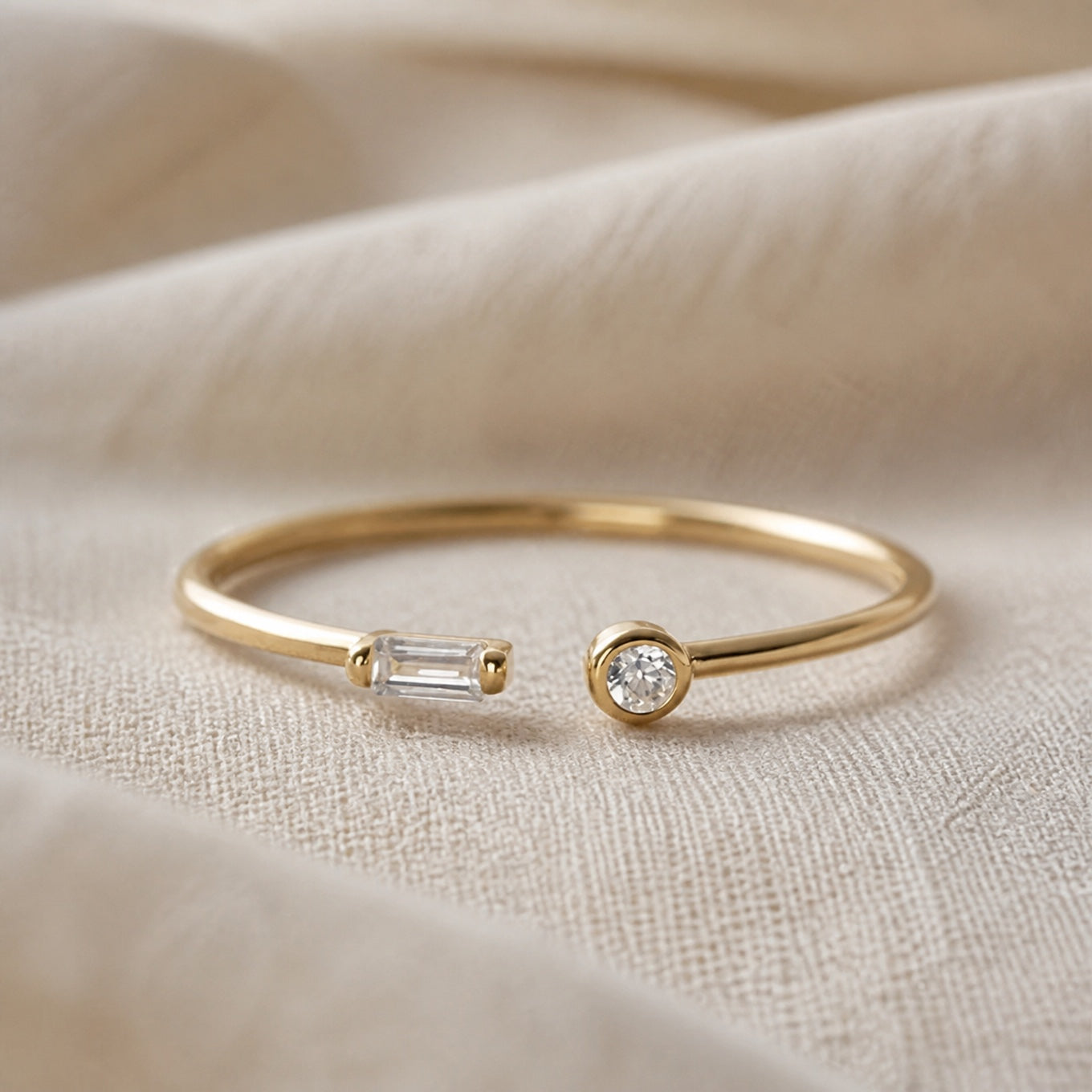 Minimalist Zirconia Band Ring