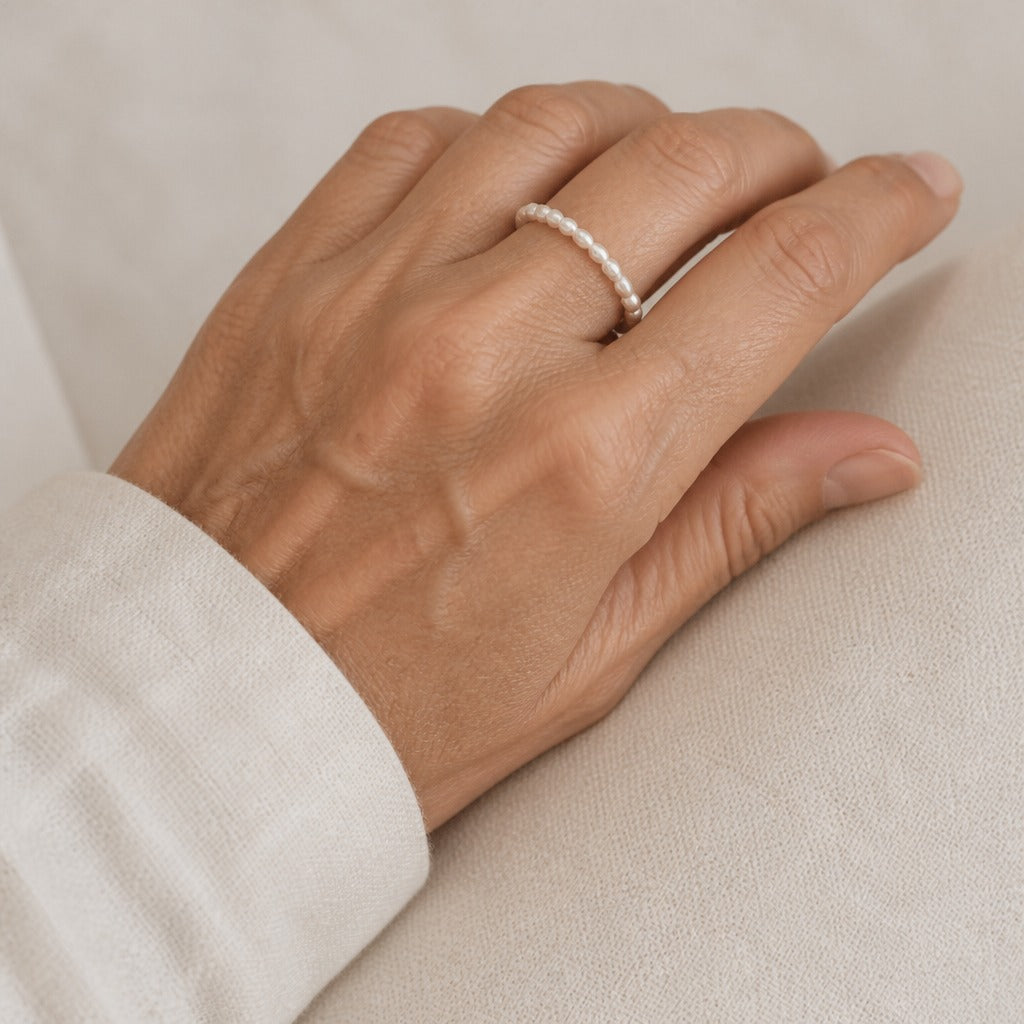 Regal Pearl Statement Ring