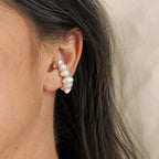 Baroque Pearl Vintage Earrings
