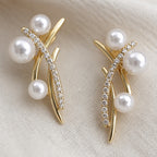Pearl Grandeur Drop Earrings