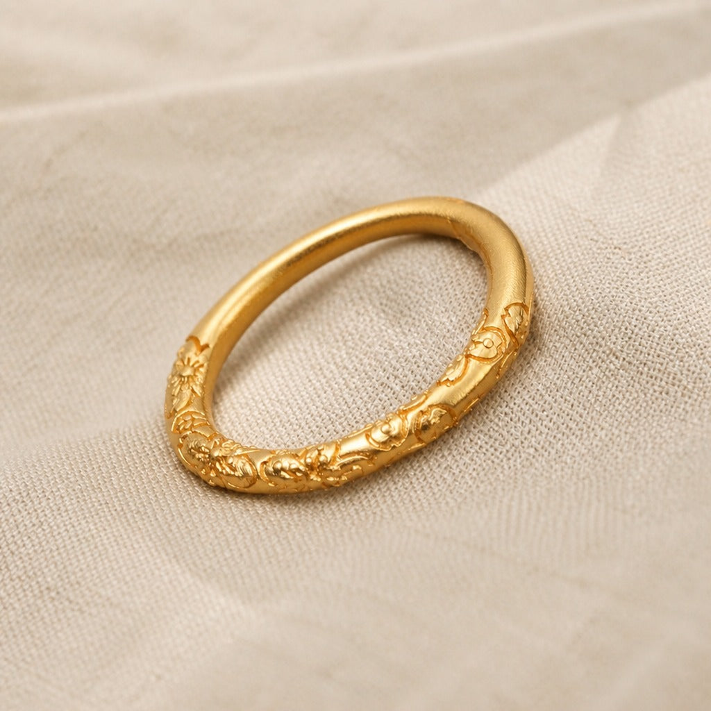 Celeste Floral Heritage Ring