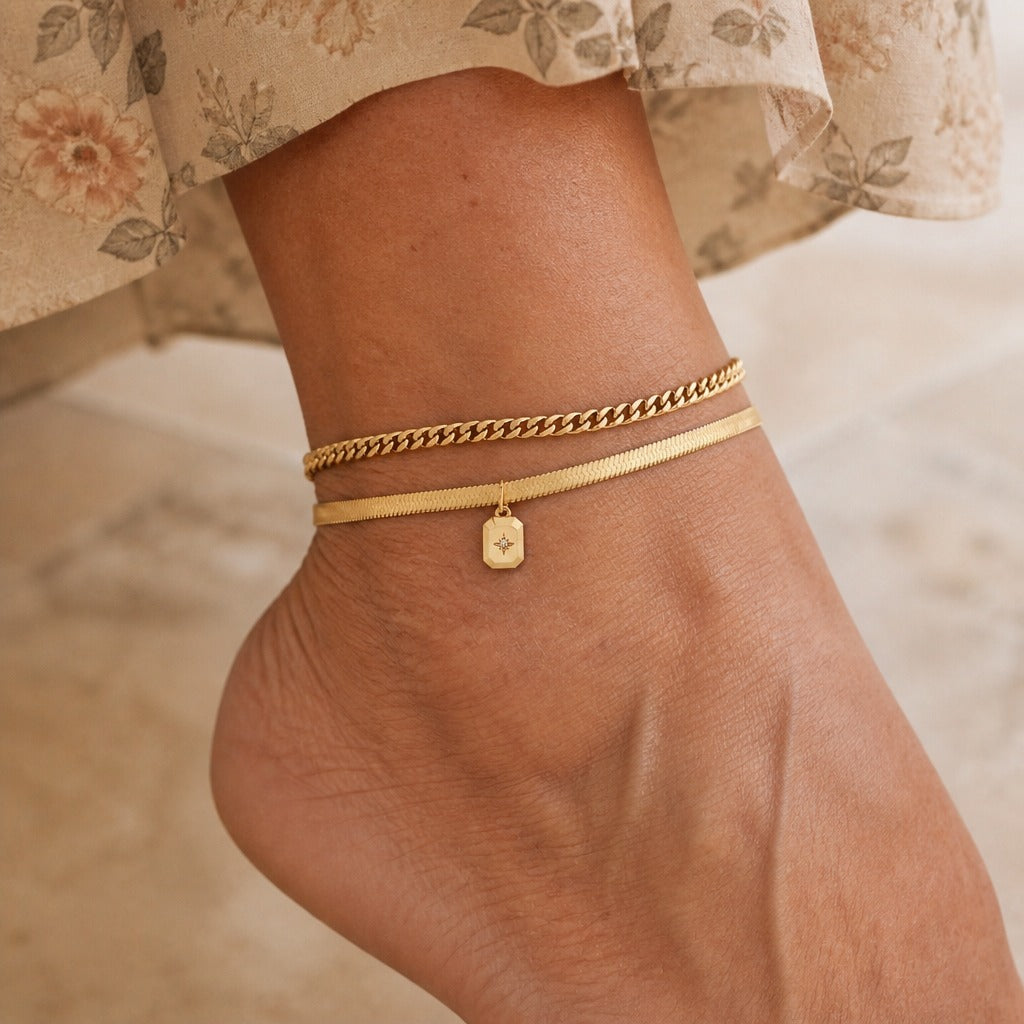 Valora Riviera Anklet Set