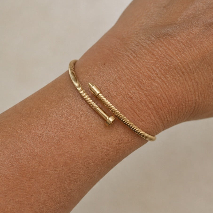 Harper Nail Cuff Bangle