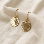 French Artisan Disc Earrings