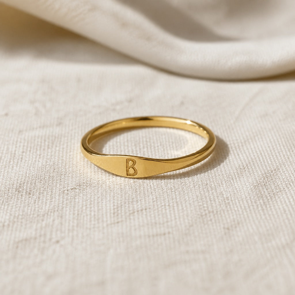 Liora Letter Ring Collection