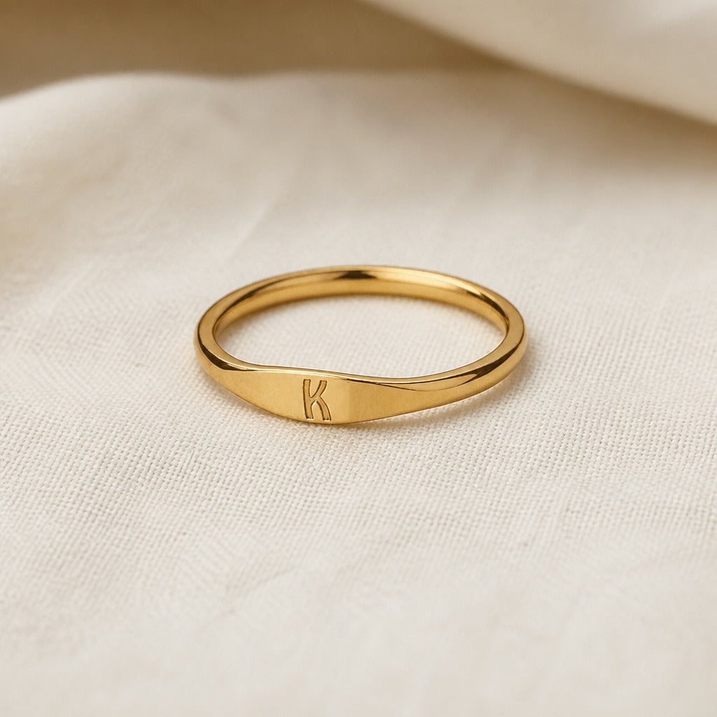 Liora Letter Ring Collection