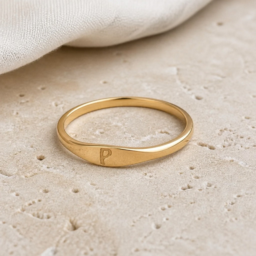 Liora Letter Ring Collection