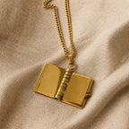 Literary Keepsake Book Pendant