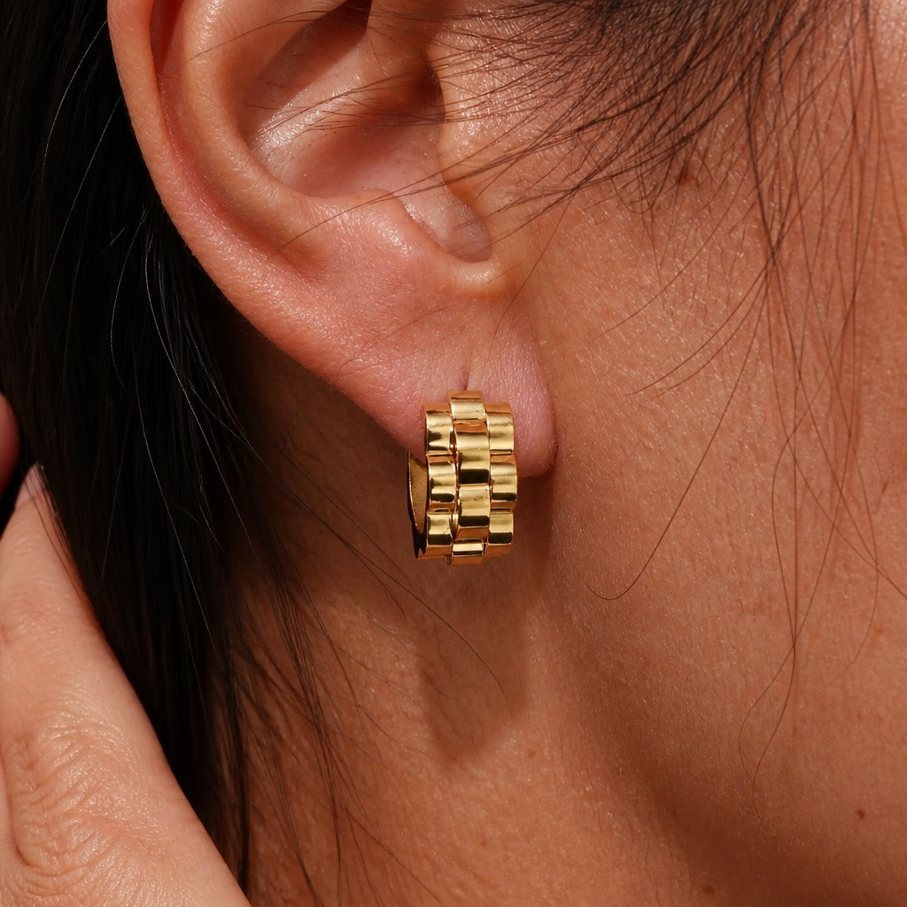 Timeless Wave Statement Earrings