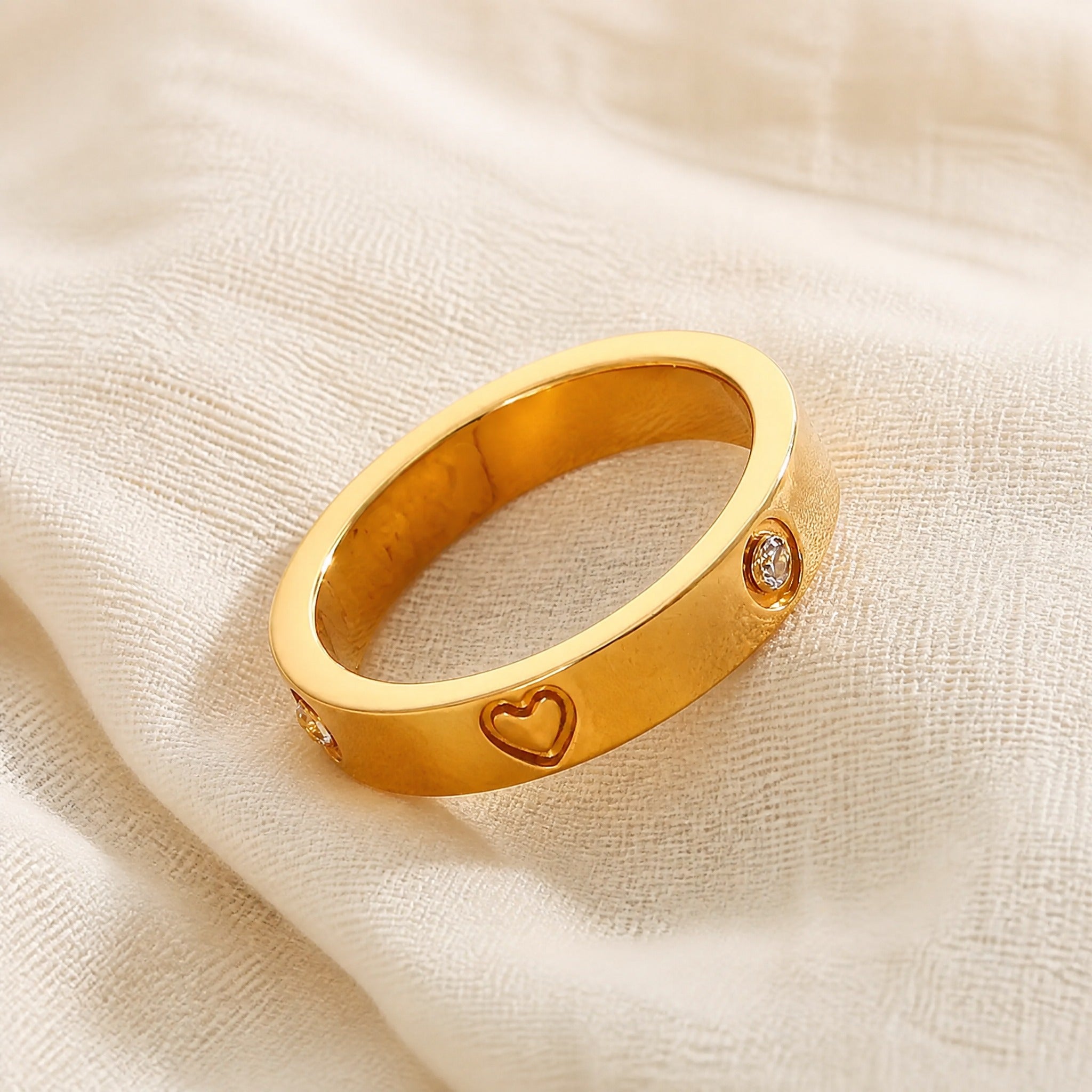 Juliette Heart Eternity Ring