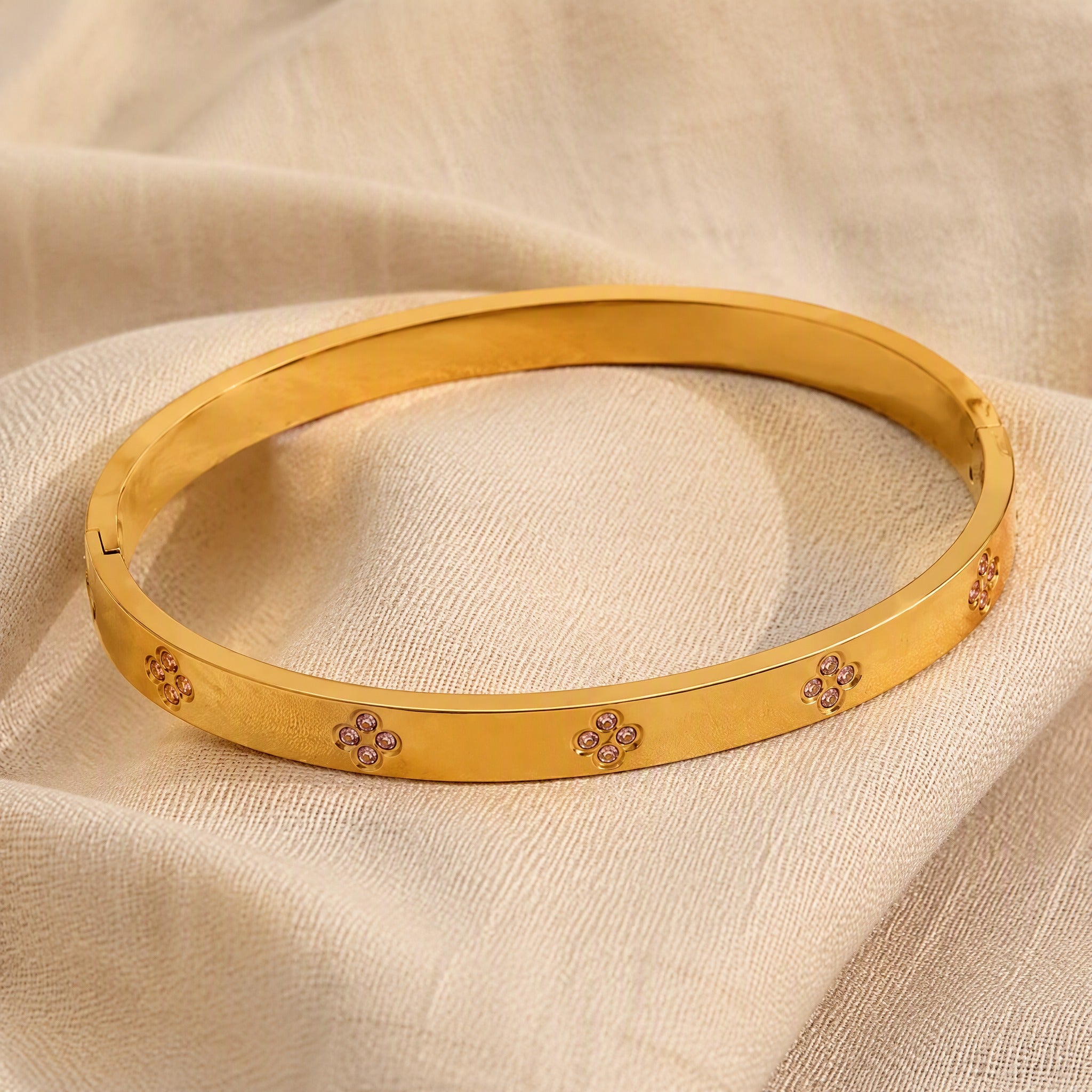 Celestial Zirconia Gold Bracelet