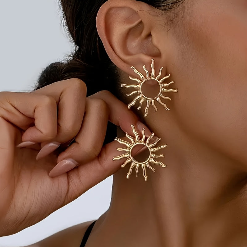 Bohemian Sunflower Earrings