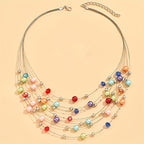 Romantic Bead Boho Necklace