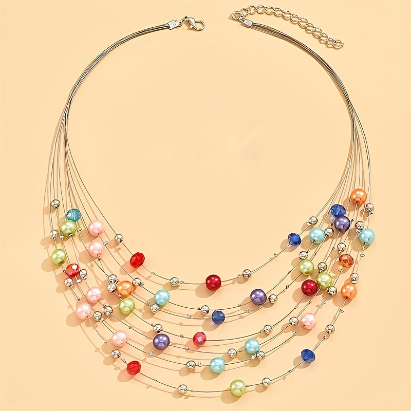 Romantic Bead Boho Necklace