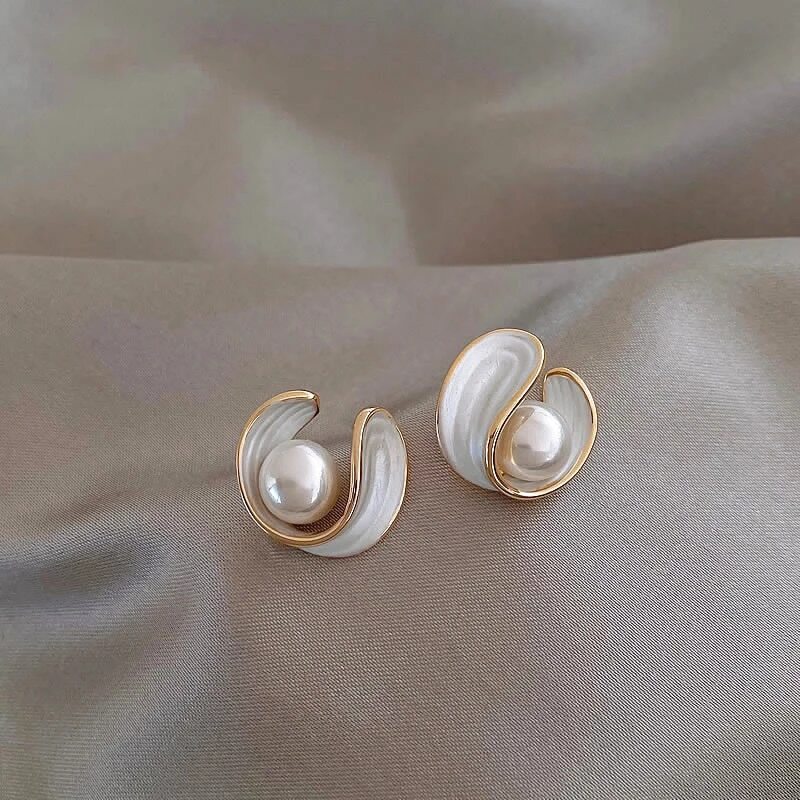 White Opal Luxe Earrings
